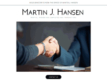 Tablet Screenshot of martinjhansen.com